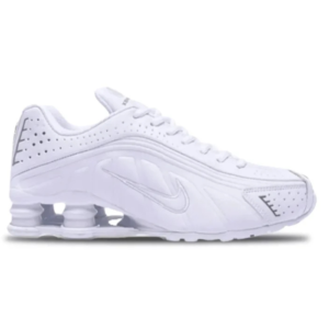 Nike Shox R4 Triple White